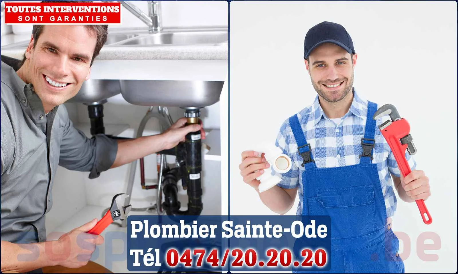 SOS Plomberie - Plombier Sainte-Ode pour installation et réparation