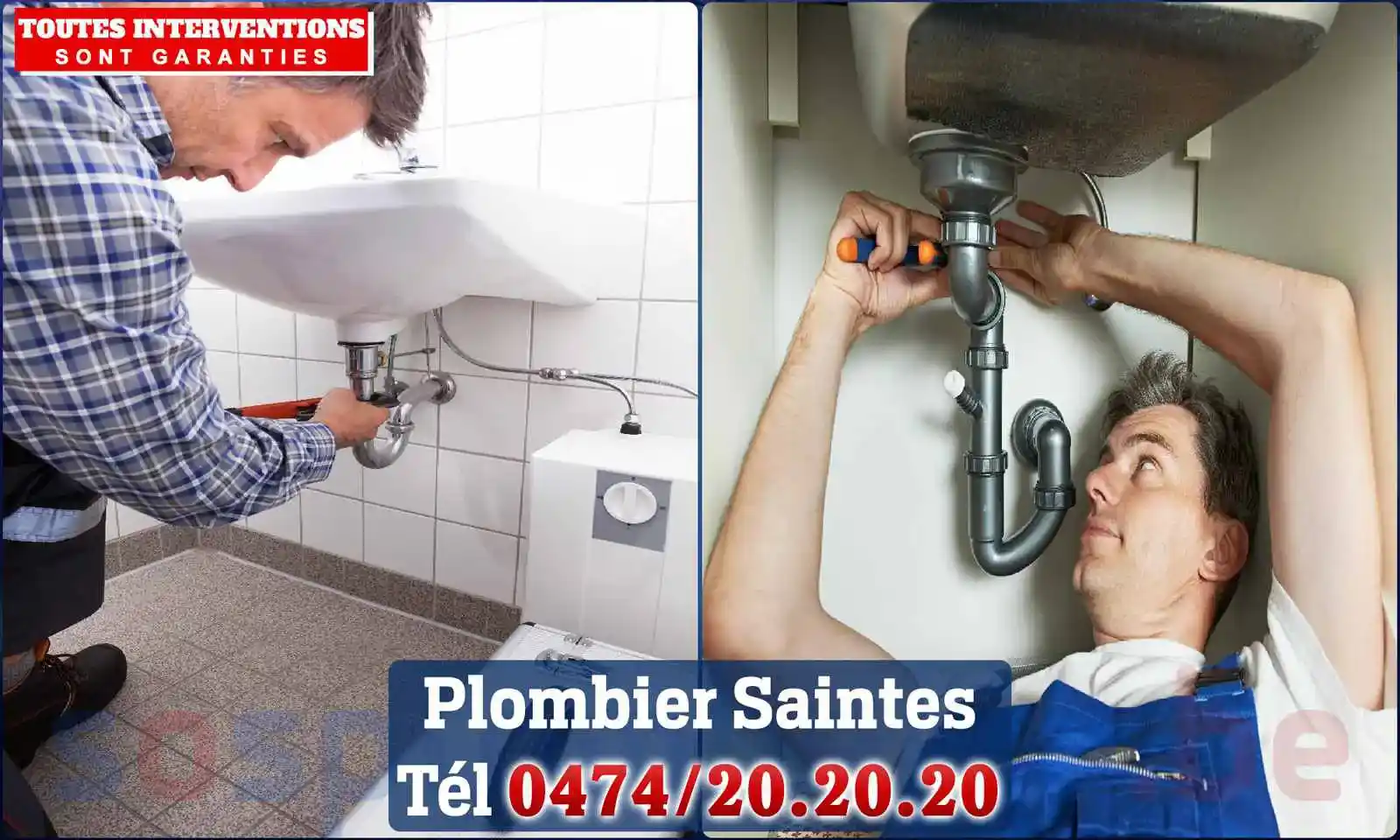 SOS Plomberie - Plombier Saintes pour installation et
                    réparation