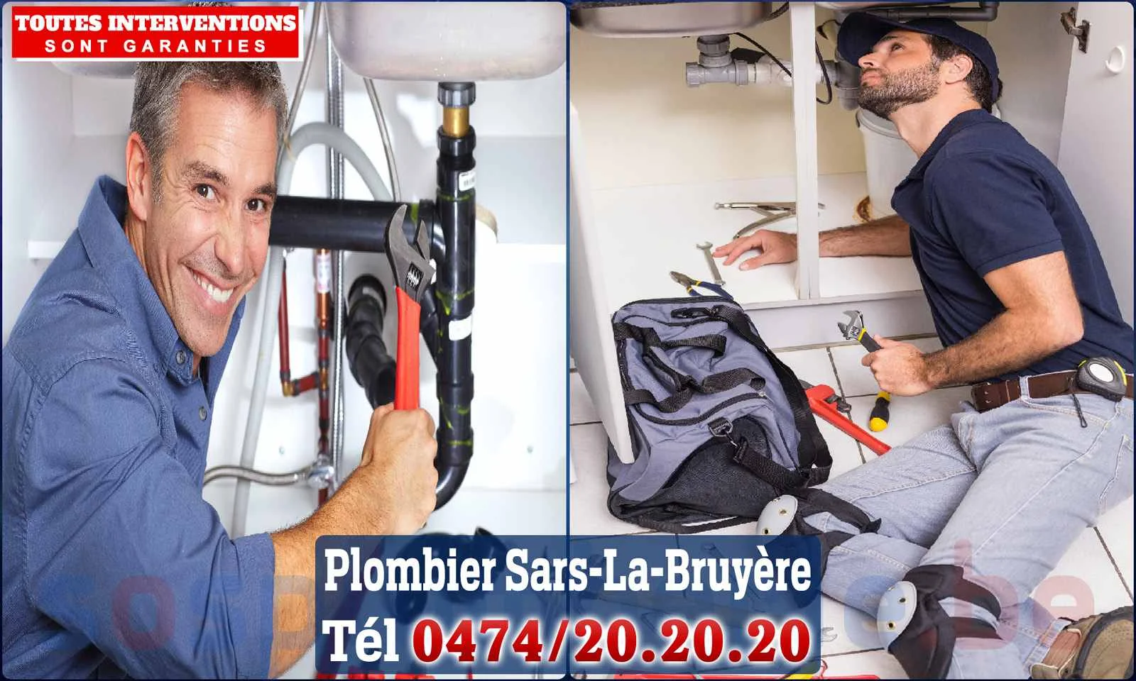 SOS Plomberie - Plombier Sars-la-Bruyère pour installation et
                    réparation