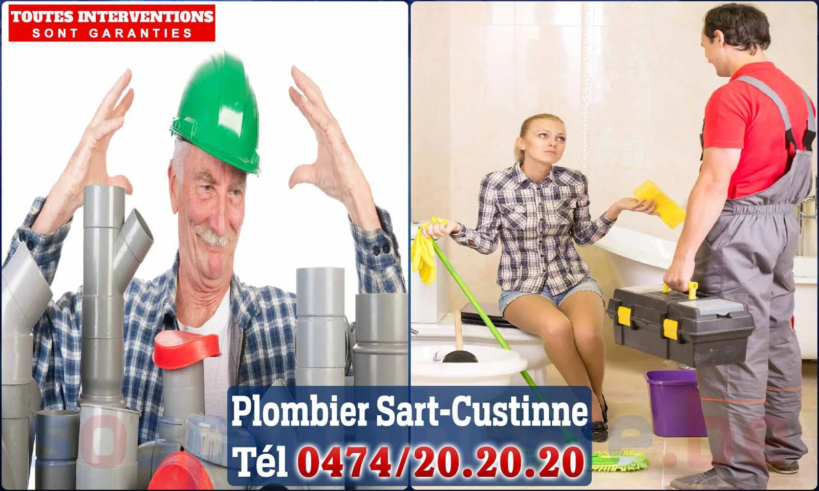 SOS Plomberie - Plombier Sart-Custinne pour installation et
                    réparation