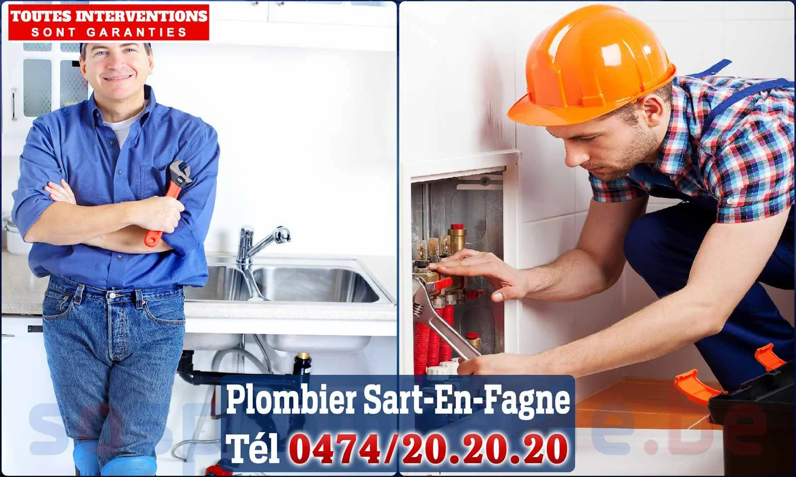 SOS Plomberie - Plombier Sart-en-Fagne pour installation et
                    réparation