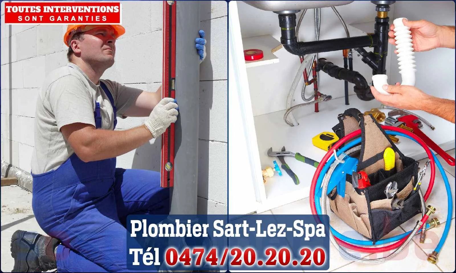 SOS Plomberie - Plombier Sart-lez-Spa pour installation et
                    réparation