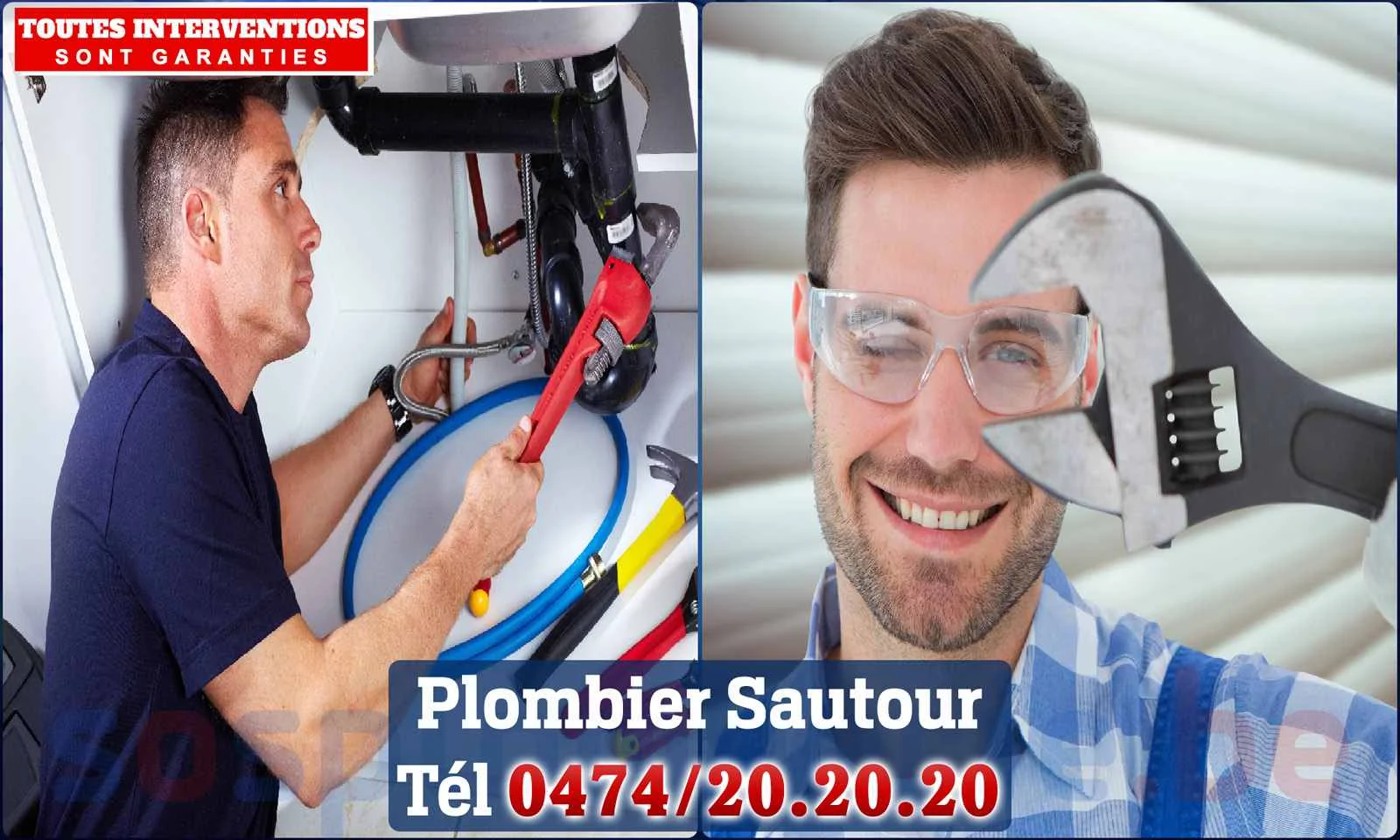 SOS Plomberie - Plombier Sautour pour installation et
                    réparation