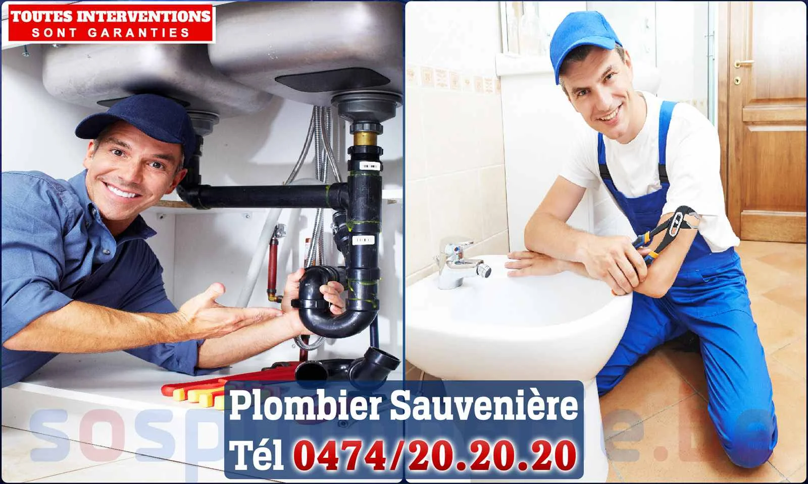 SOS Plomberie - Plombier Sauvenière pour installation et
                    réparation