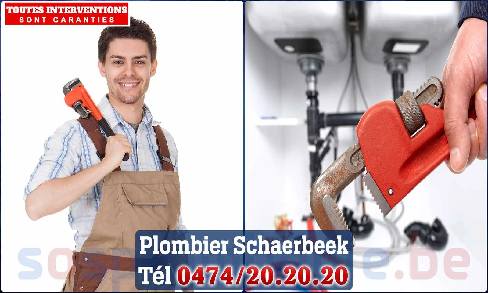 SOS Plomberie - Plombier Schaerbeek pour installation et réparation