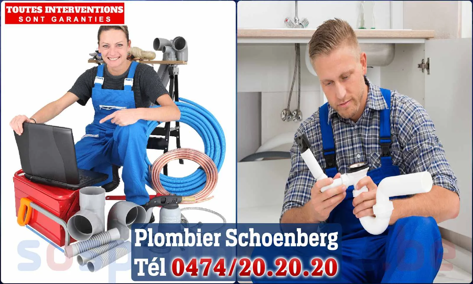 SOS Plomberie - Plombier Schoenberg pour installation et
                    réparation