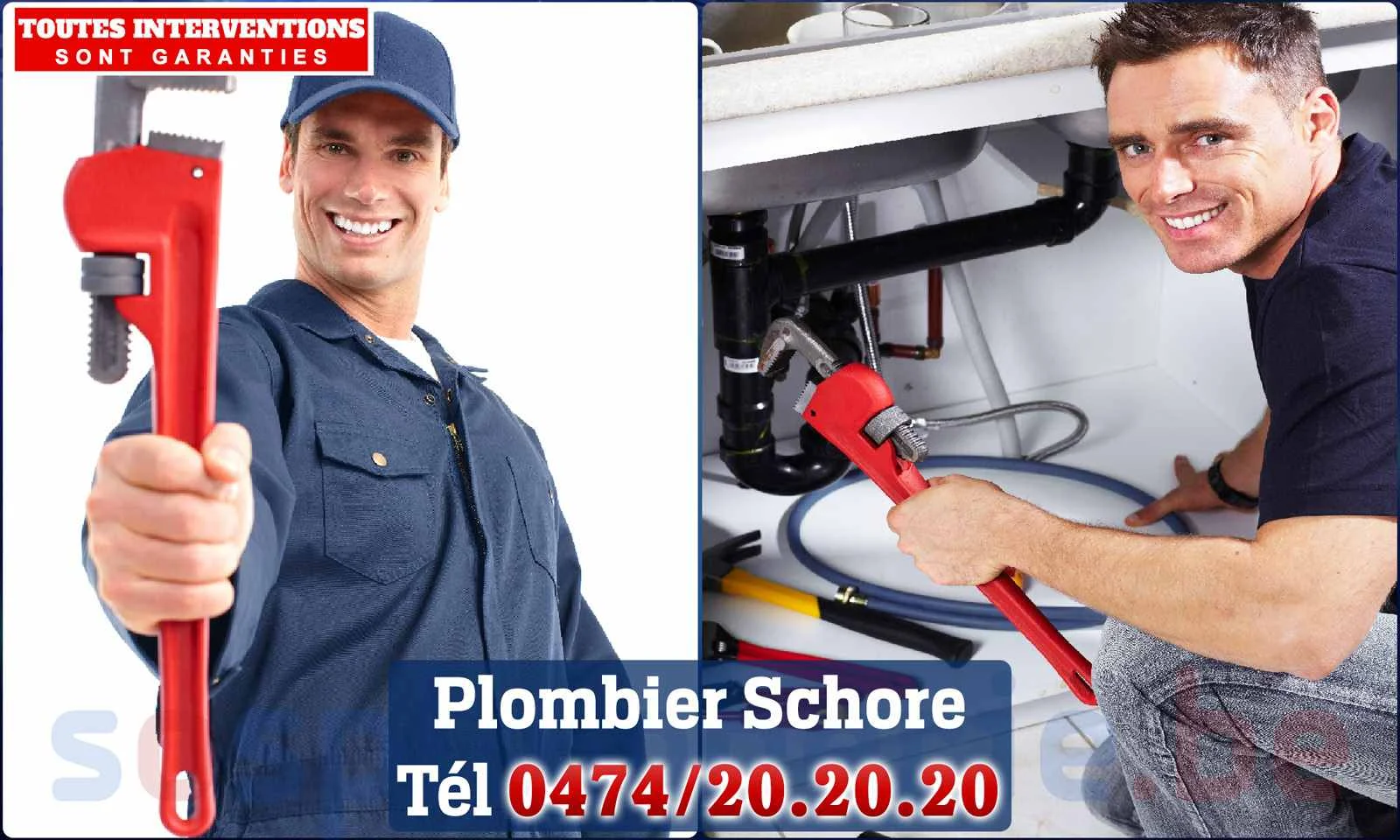 SOS Plomberie - Plombier Schore pour installation et
                    réparation