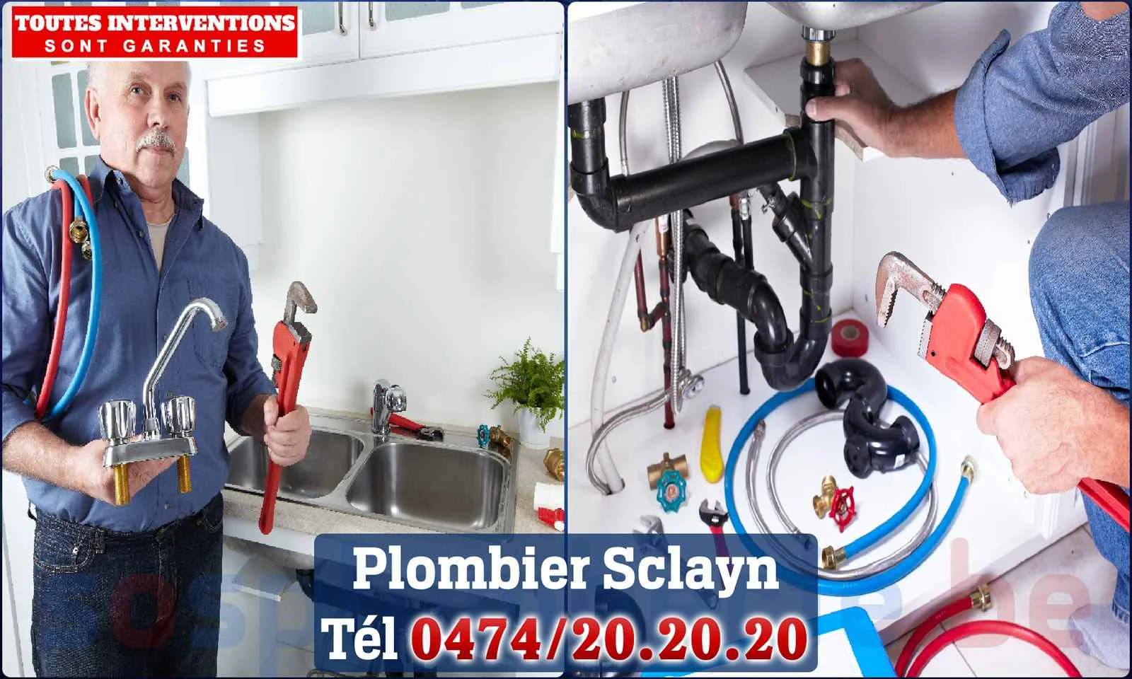 SOS Plomberie - Plombier Sclayn pour installation et
                    réparation