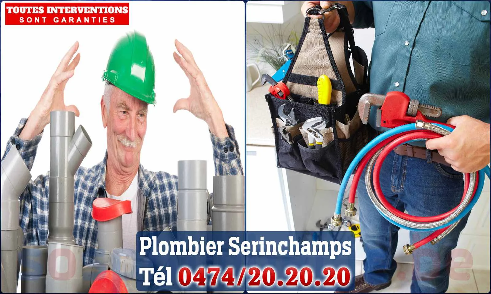 SOS Plomberie - Plombier Serinchamps pour installation et
                    réparation