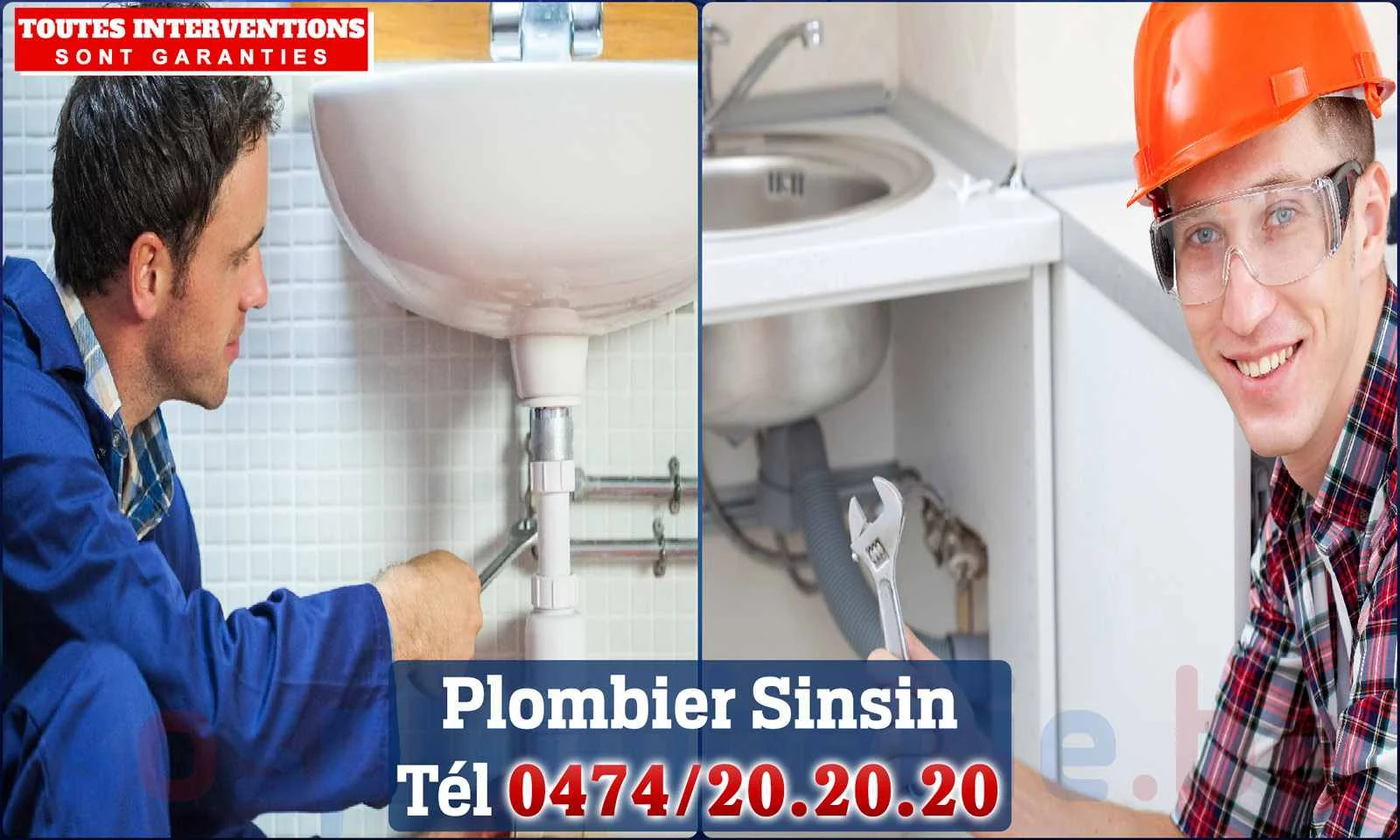 SOS Plomberie - Plombier Sinsin pour installation et
                    réparation