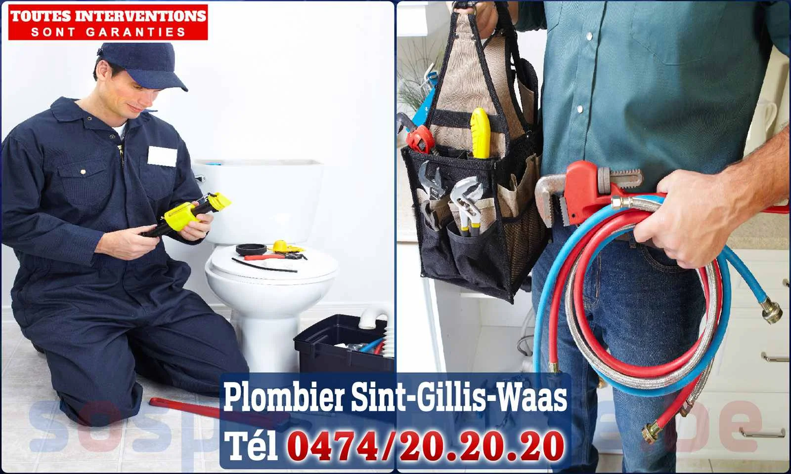 SOS Plomberie - Plombier Sint-Gillis-Waas pour installation et réparation