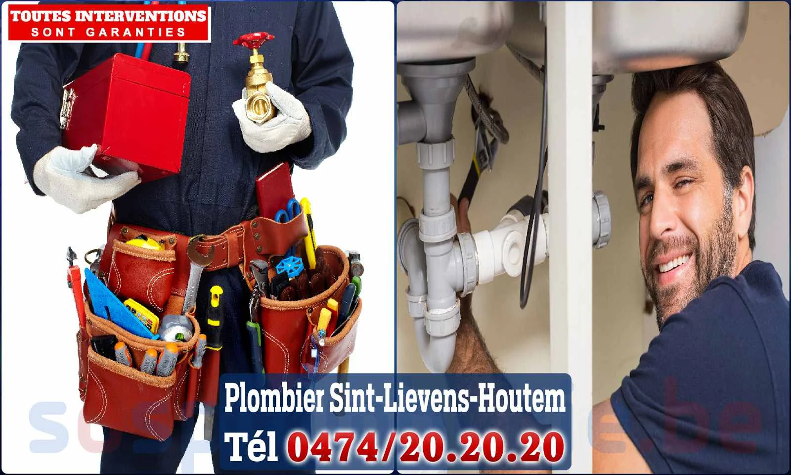 SOS Plomberie - Plombier Sint-Lievens-Houtem pour installation et réparation