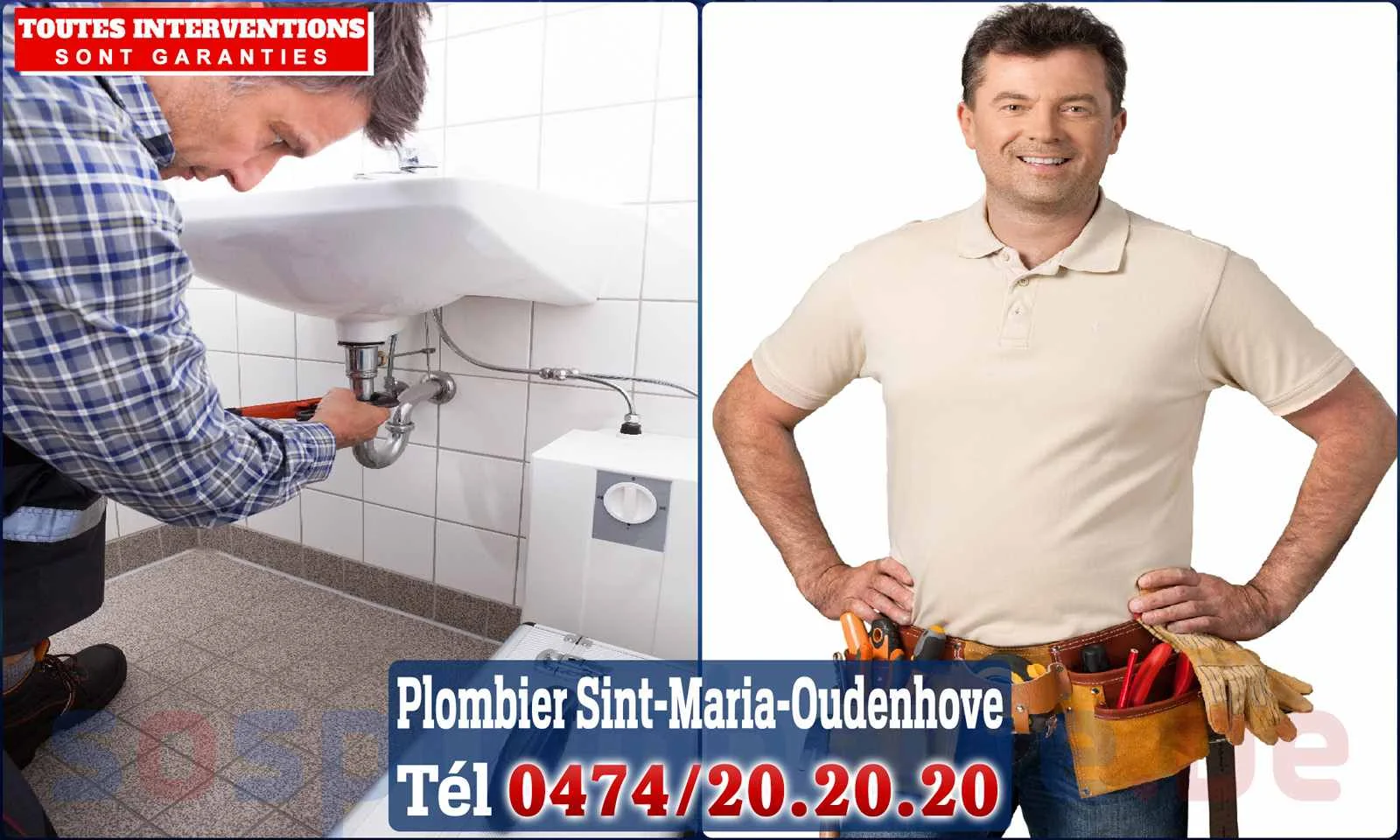 SOS Plomberie - Plombier Sint-Maria-Oudenhove pour installation et
                    réparation