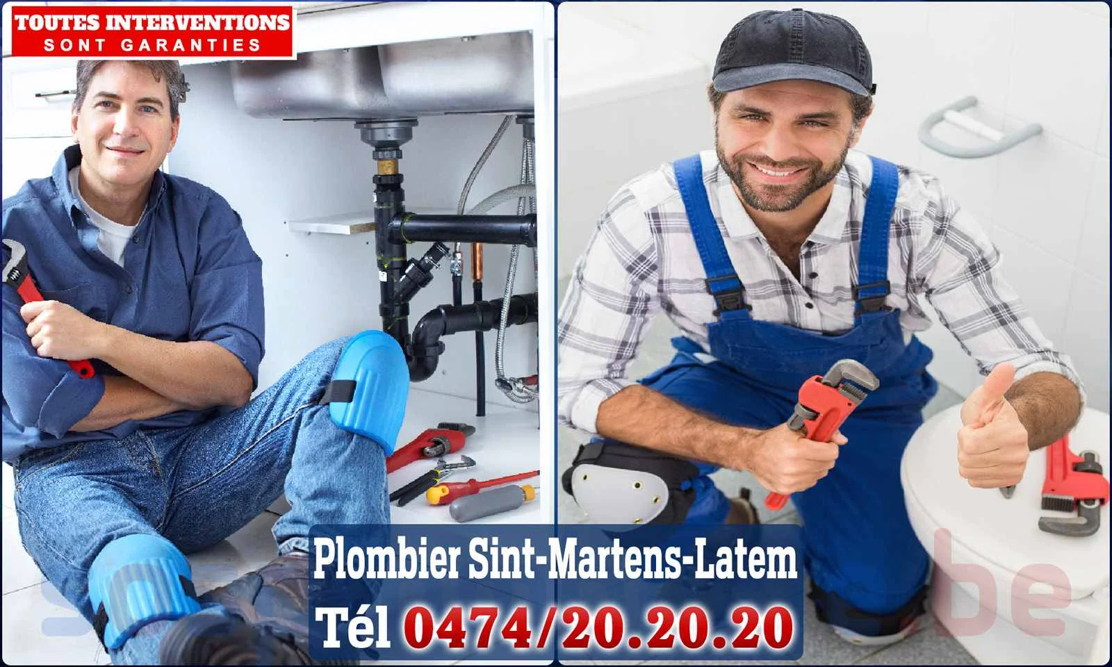 SOS Plomberie - Plombier Sint-Martens-Latem pour installation et réparation