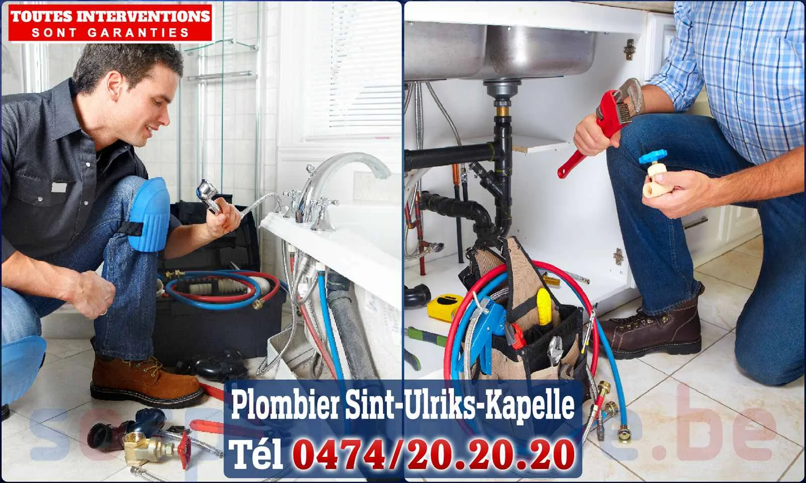 SOS Plomberie - Plombier Sint-Ulriks-Kapelle pour installation et
                    réparation