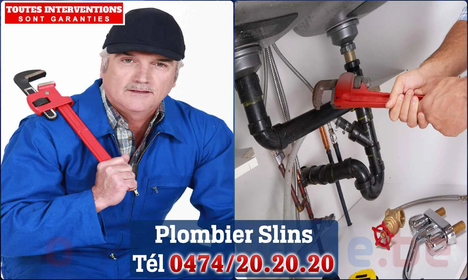 SOS Plomberie - Plombier Slins pour installation et
                    réparation