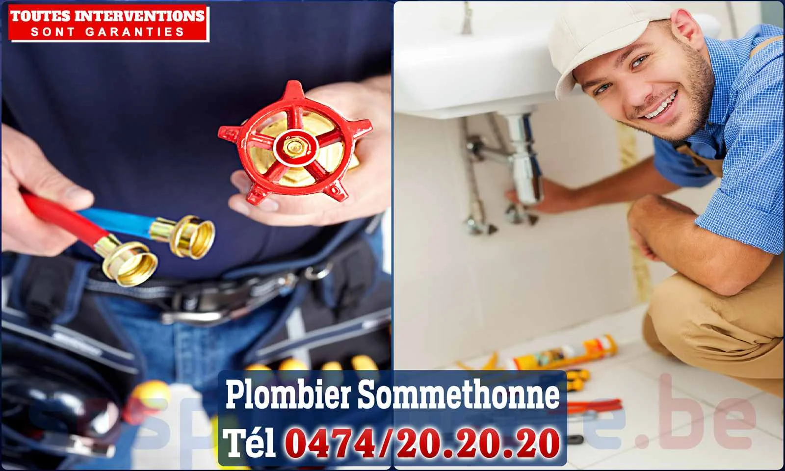 SOS Plomberie - Plombier Sommethonne pour installation et
                    réparation