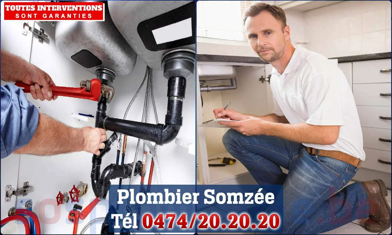 SOS Plomberie - Plombier Somzée pour installation et
                    réparation