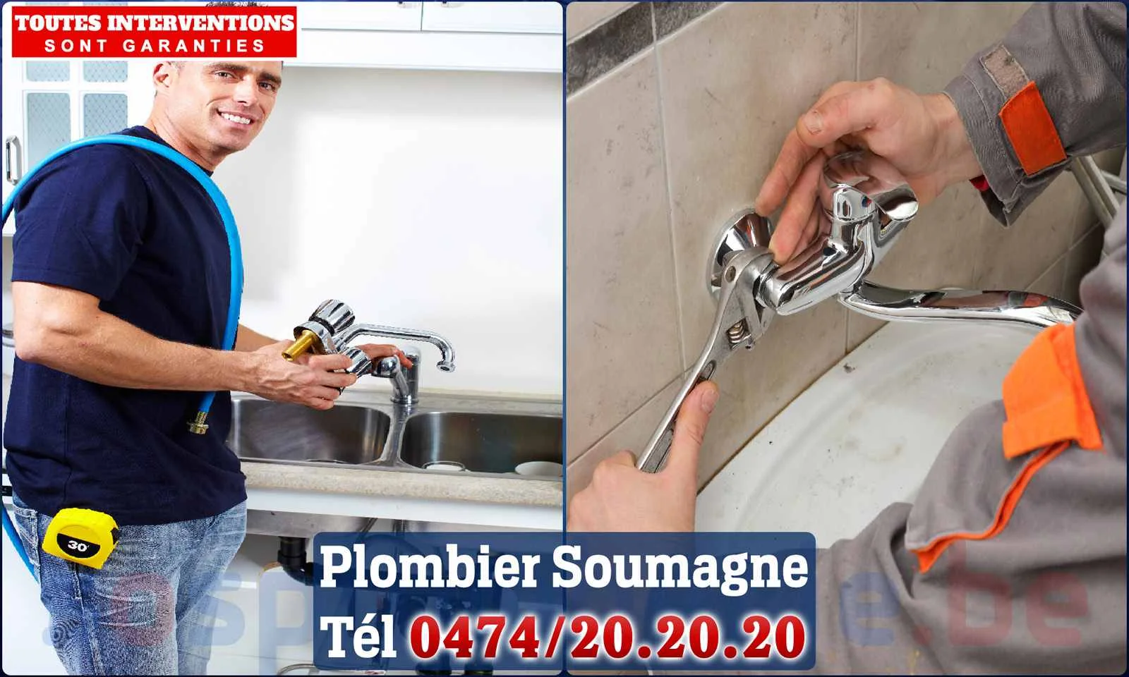 SOS Plomberie - Plombier Soumagne pour installation et réparation