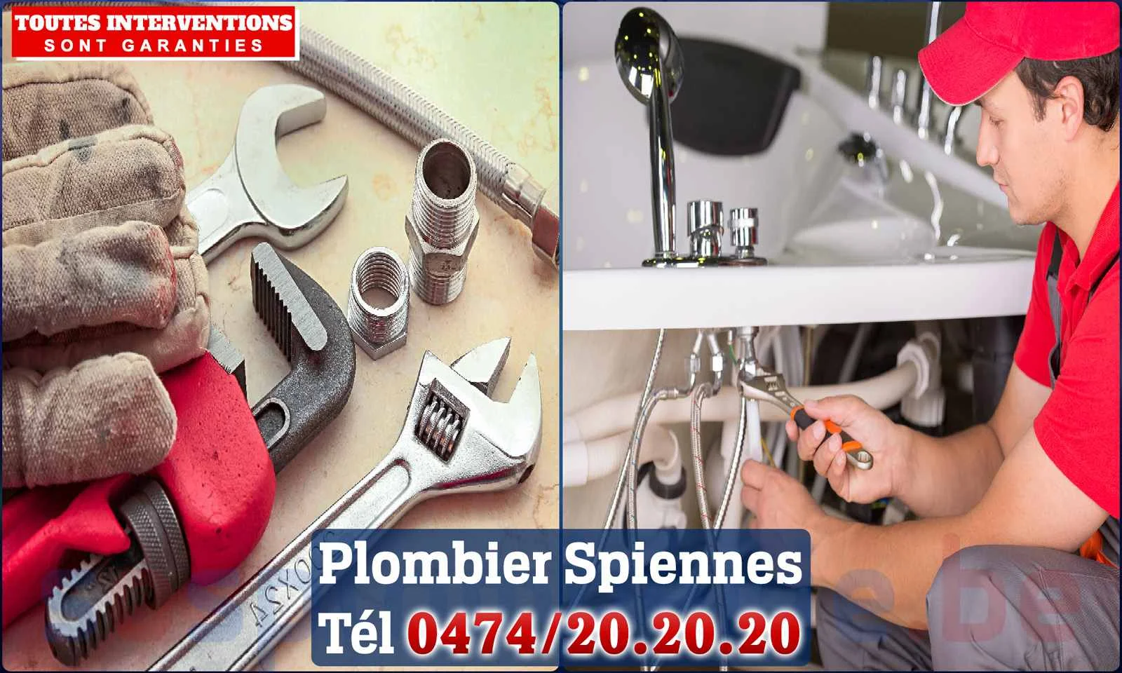 SOS Plomberie - Plombier Spiennes pour installation et
                    réparation