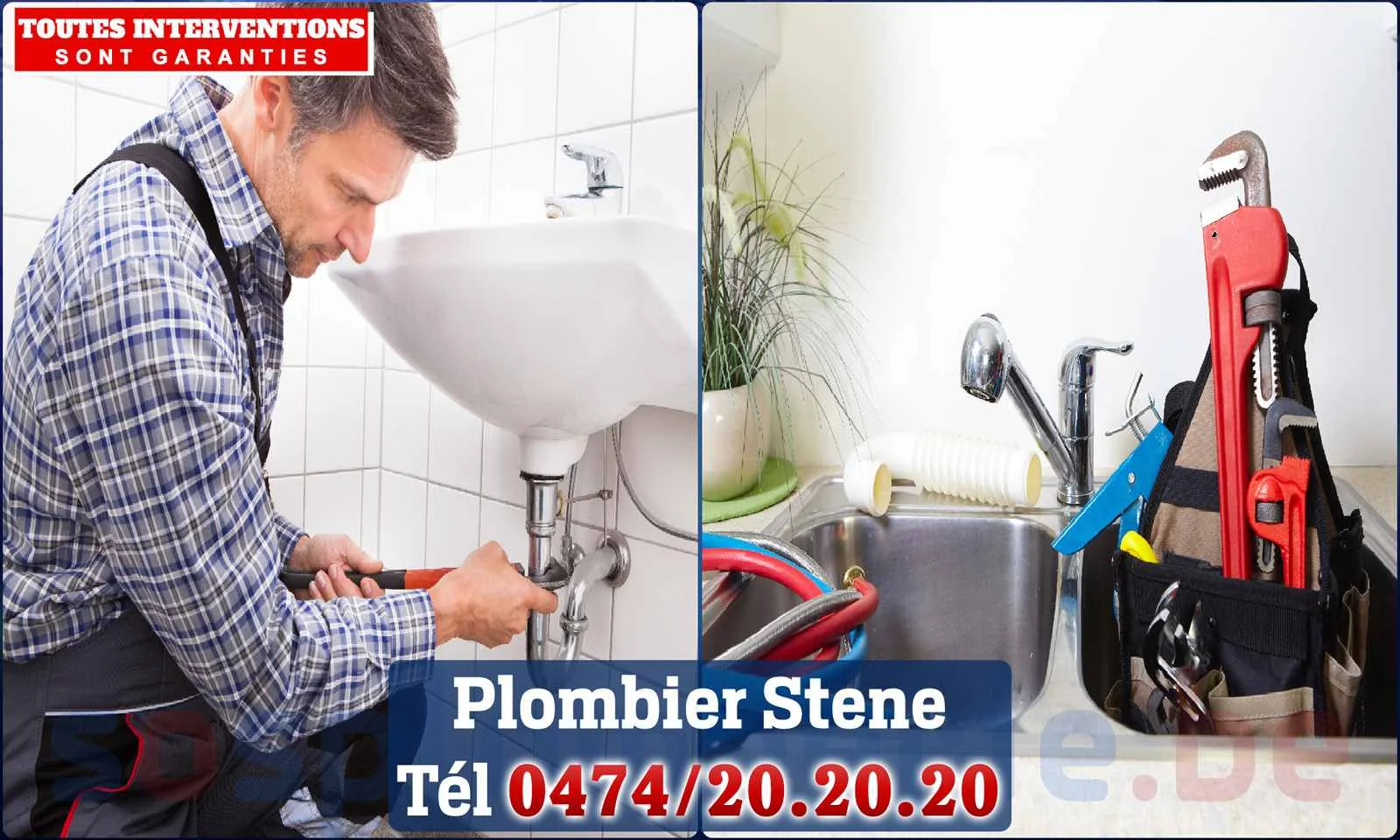 SOS Plomberie - Plombier Stene pour installation et
                    réparation