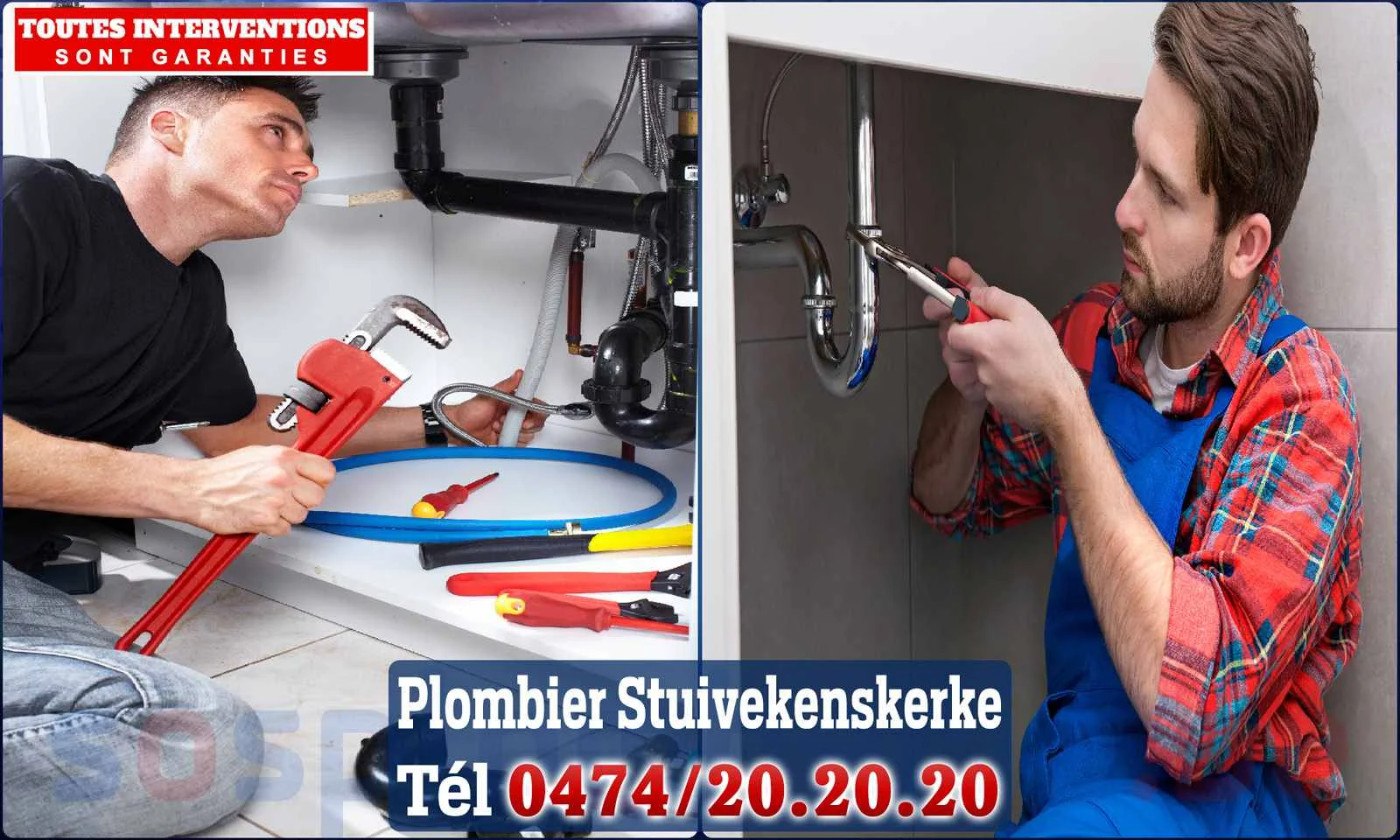 SOS Plomberie - Plombier Stuivekenskerke pour installation et
                    réparation