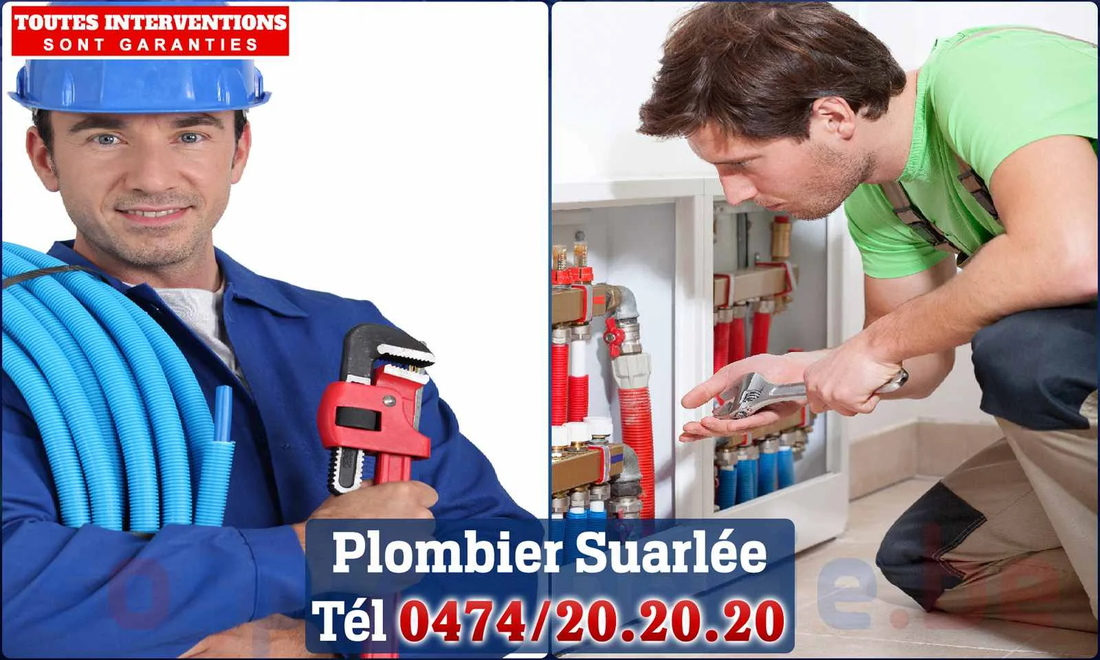 SOS Plomberie - Plombier Suarlée pour installation et
                    réparation