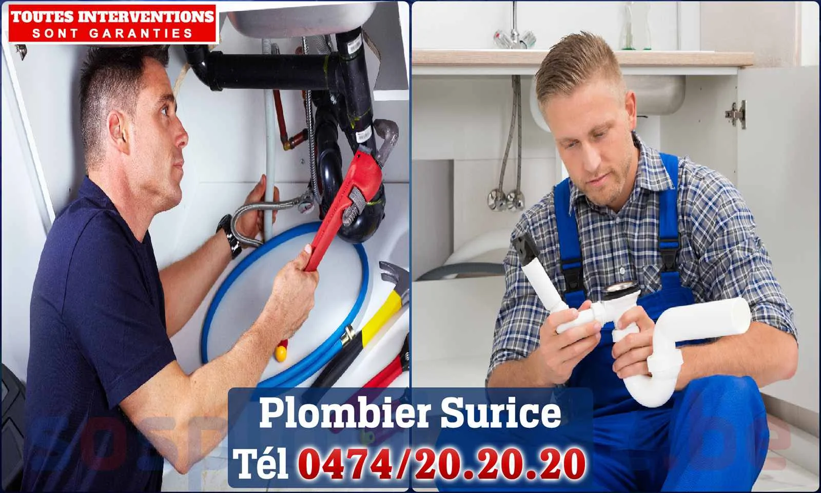 SOS Plomberie - Plombier Surice pour installation et
                    réparation