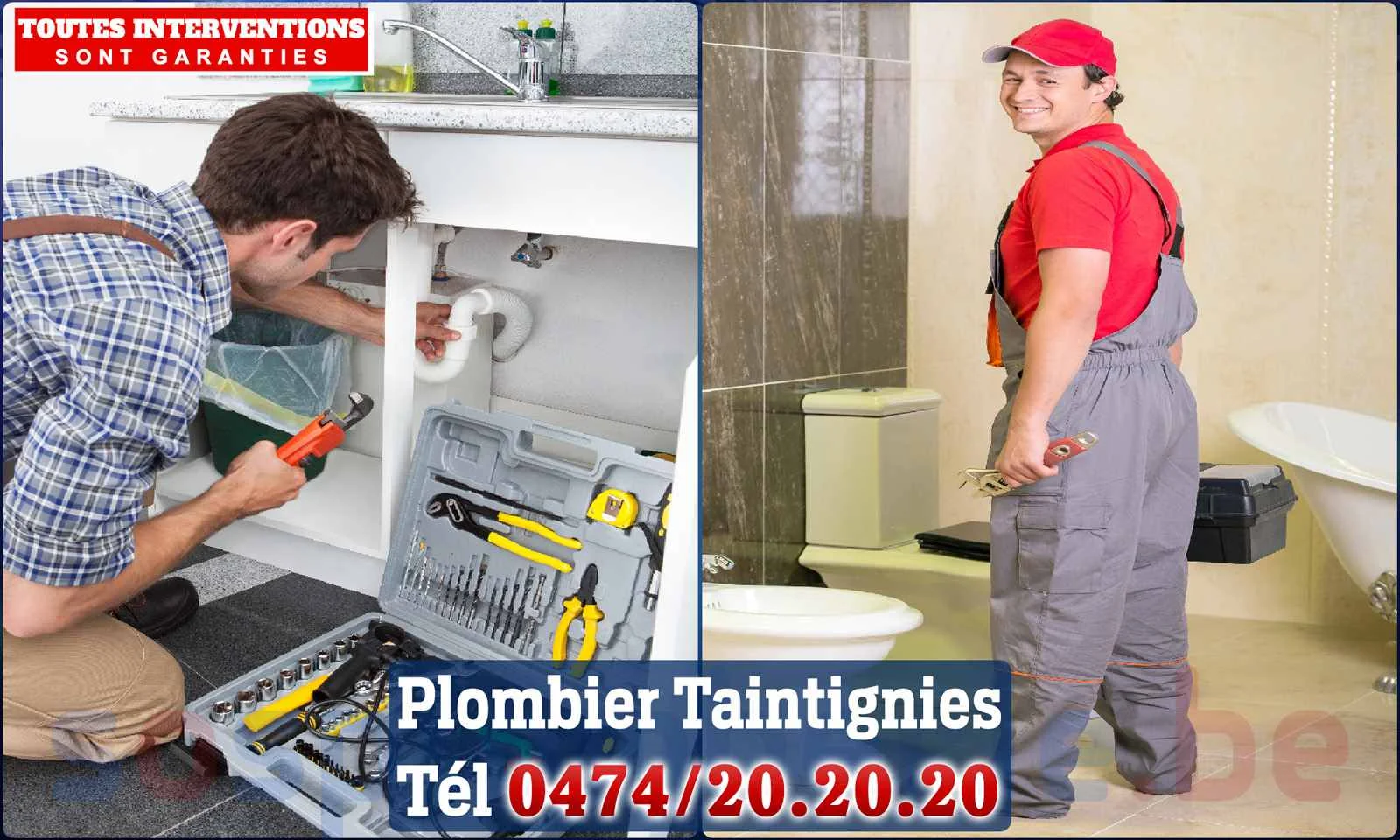 SOS Plomberie - Plombier Taintignies pour installation et
                    réparation