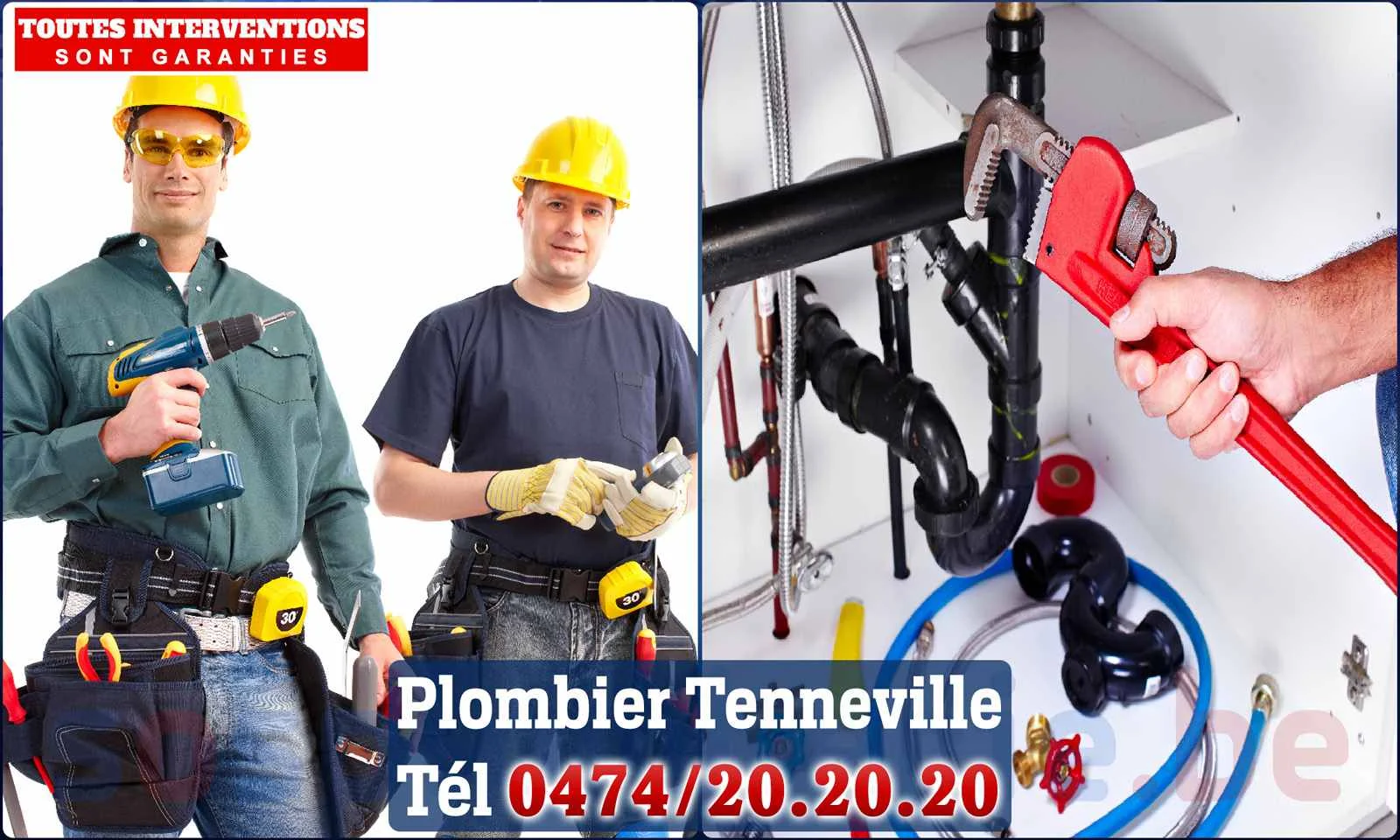 SOS Plomberie - Plombier Tenneville pour installation et réparation