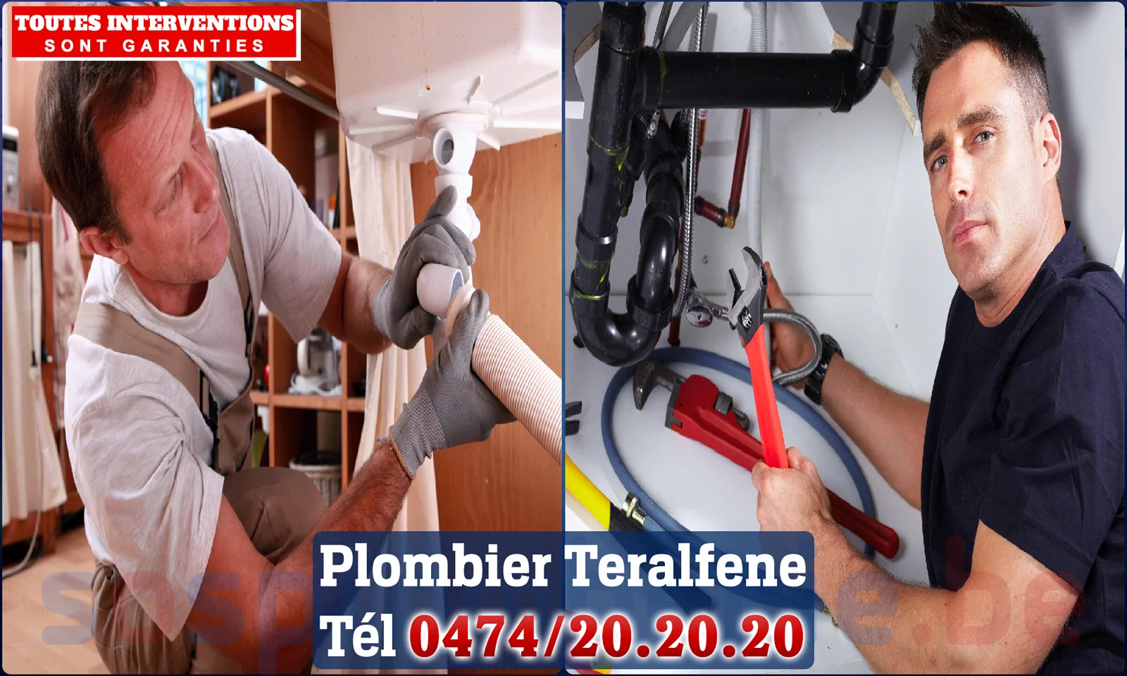 SOS Plomberie - Plombier Teralfene pour installation et
                    réparation