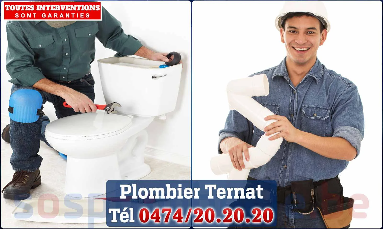 SOS Plomberie - Plombier Ternat pour installation et réparation