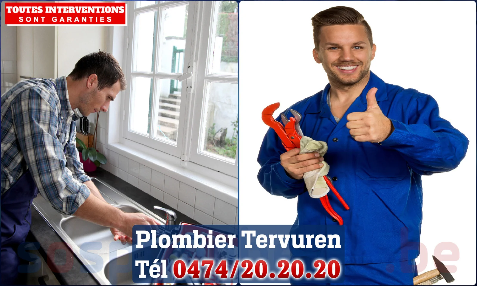 SOS Plomberie - Plombier Tervuren pour installation et réparation