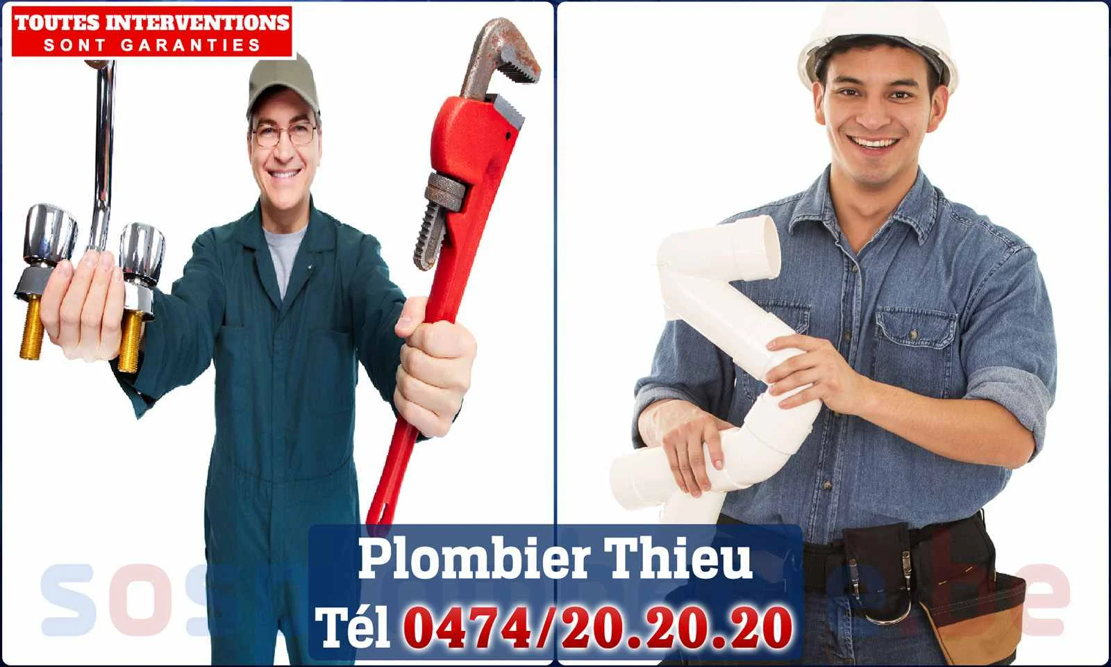 SOS Plomberie - Plombier Thieu pour installation et
                    réparation