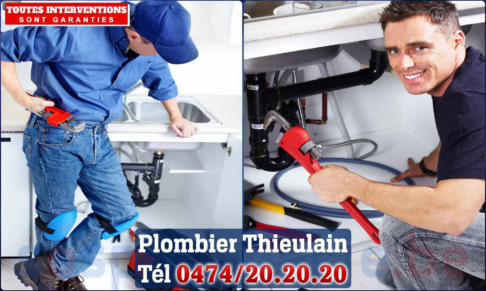 SOS Plomberie - Plombier Thieulain pour installation et
                    réparation