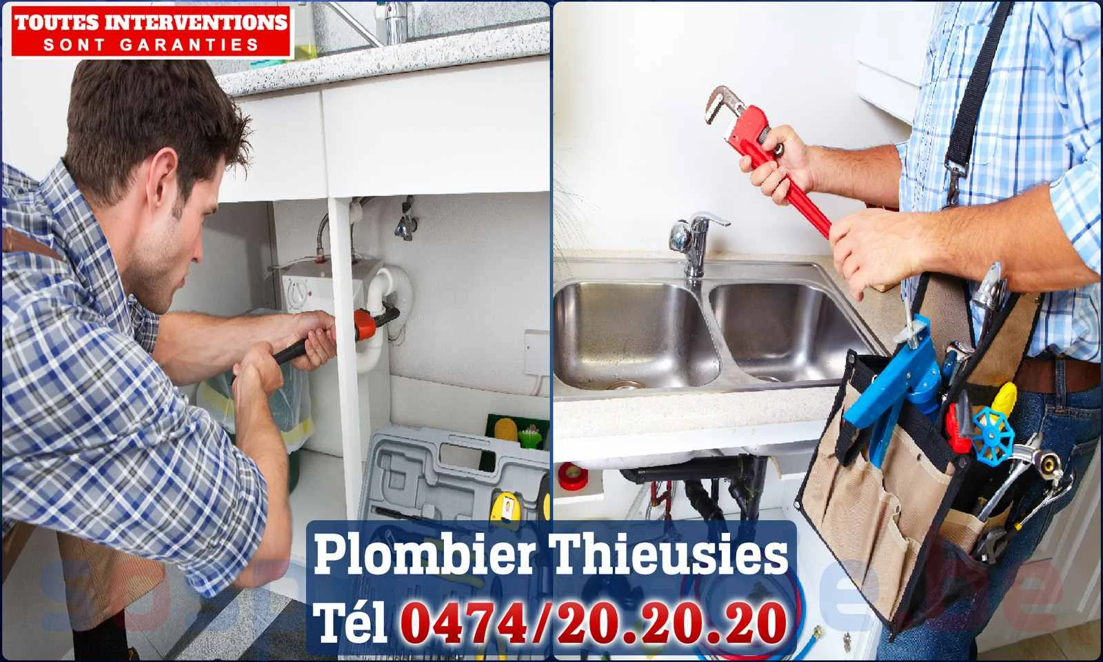 SOS Plomberie - Plombier Thieusies pour installation et
                    réparation