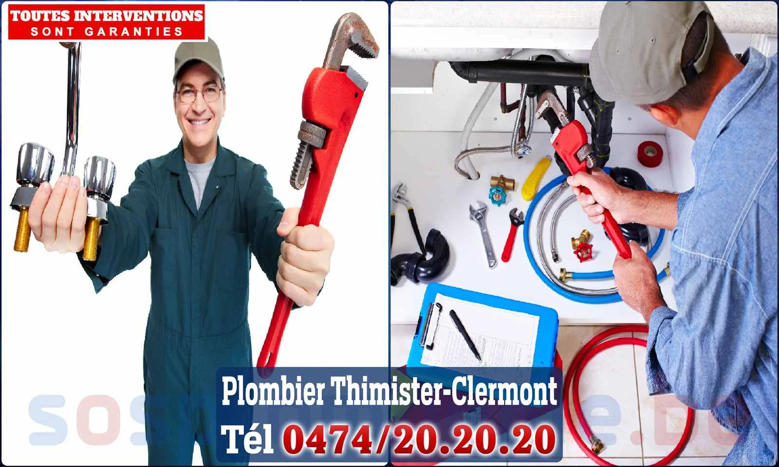 SOS Plomberie - Plombier Thimister-Clermont pour installation et réparation