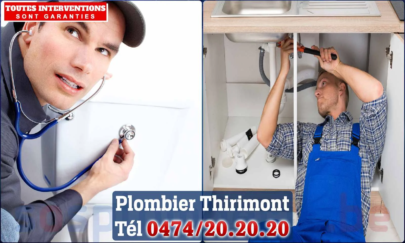 SOS Plomberie - Plombier Thirimont pour installation et
                    réparation