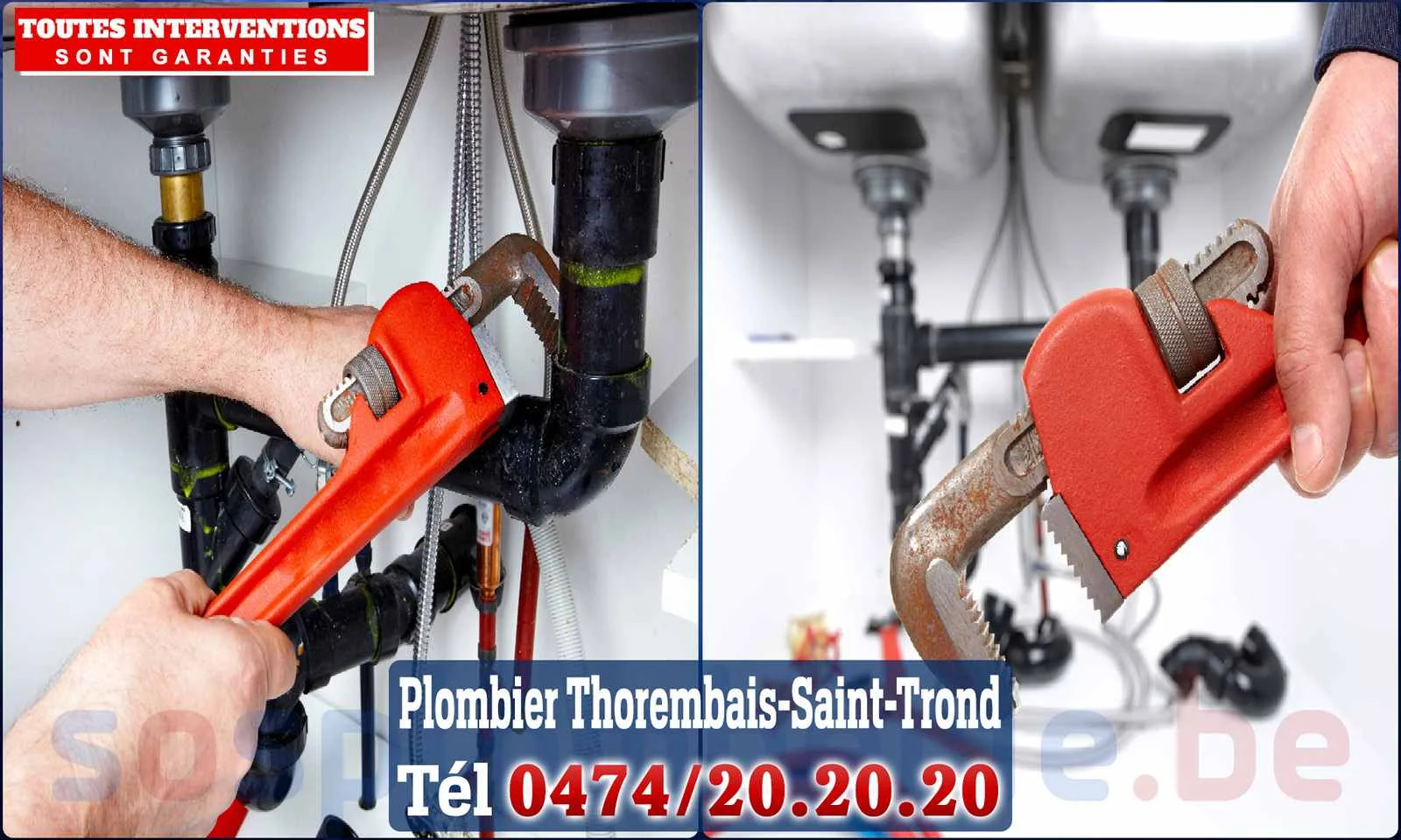 SOS Plomberie - Plombier Thorembais-Saint-Trond pour installation et
                    réparation