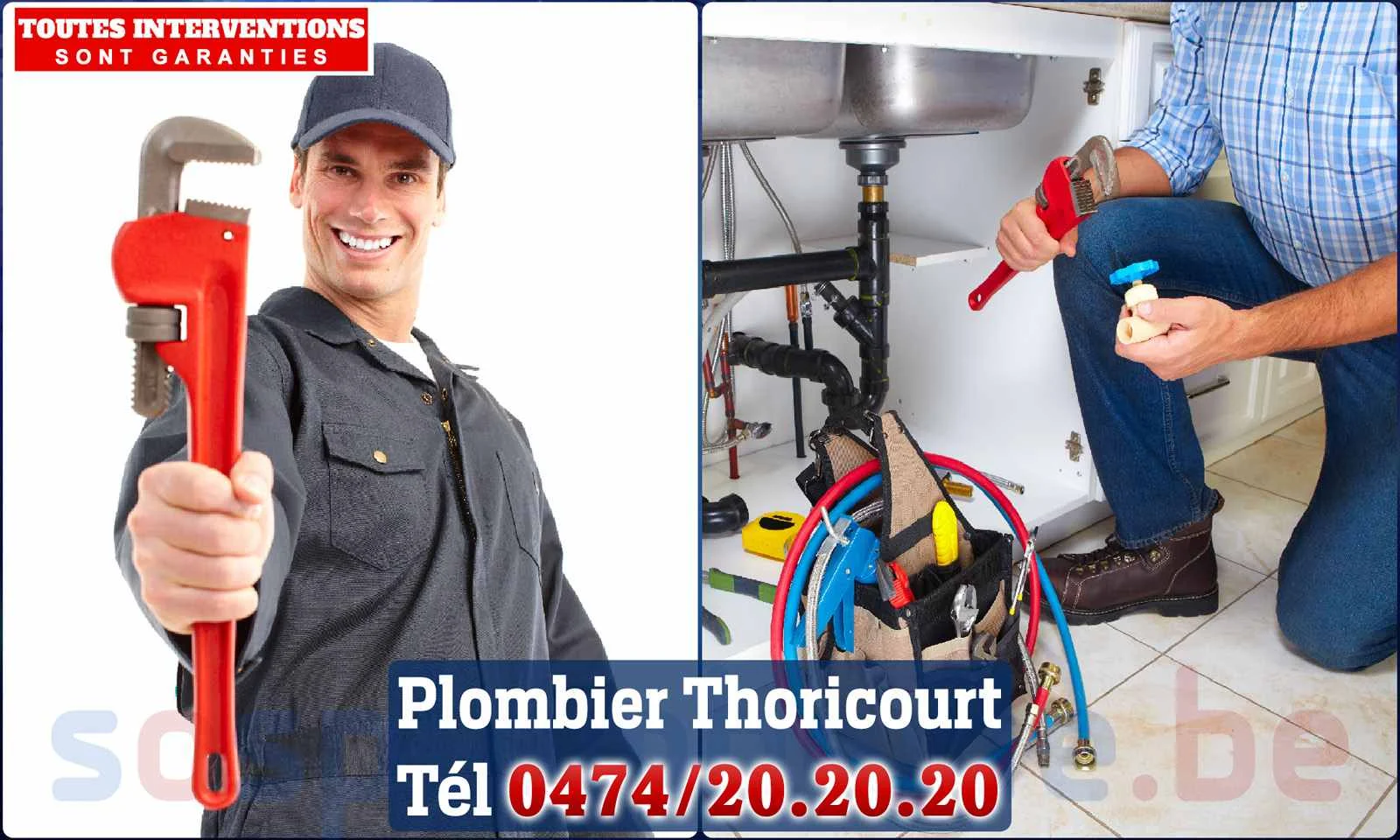 SOS Plomberie - Plombier Thoricourt pour installation et
                    réparation