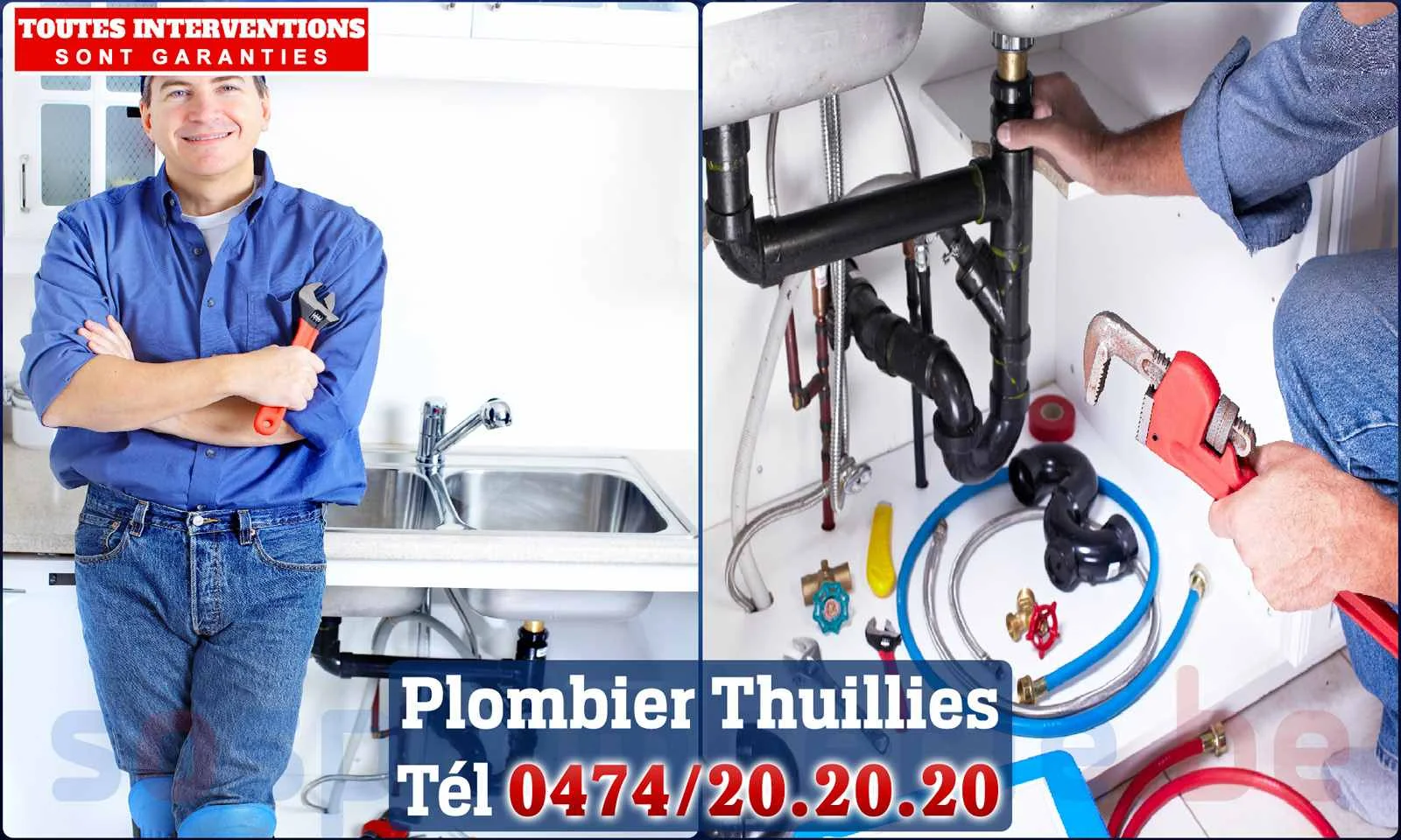 SOS Plomberie - Plombier Thuillies pour installation et
                    réparation