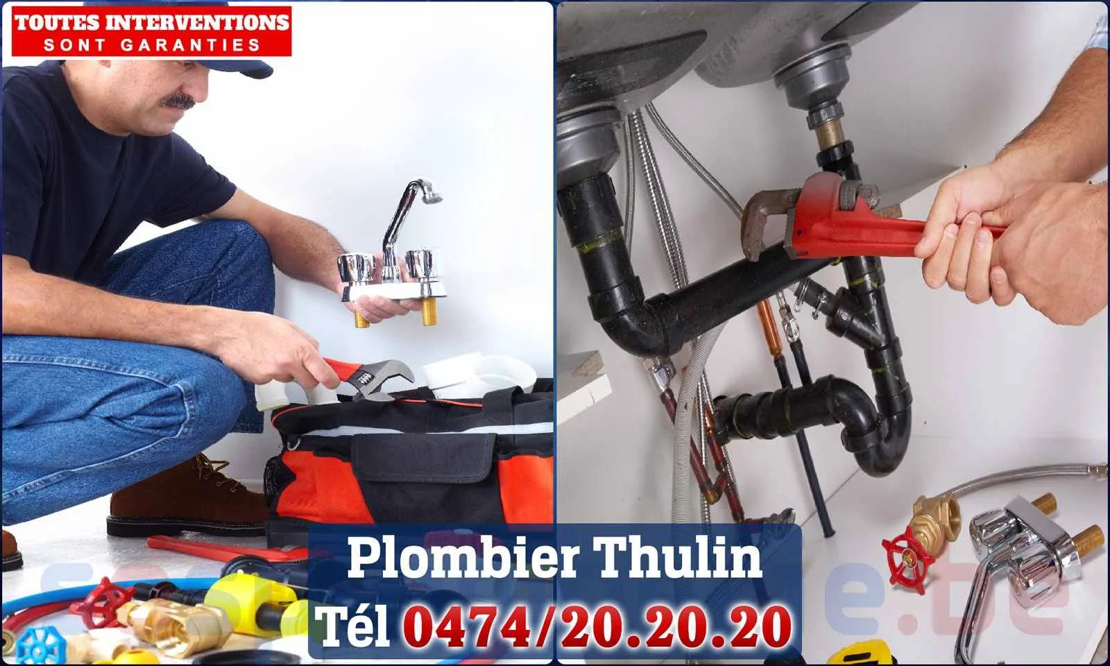 SOS Plomberie - Plombier Thulin pour installation et
                    réparation