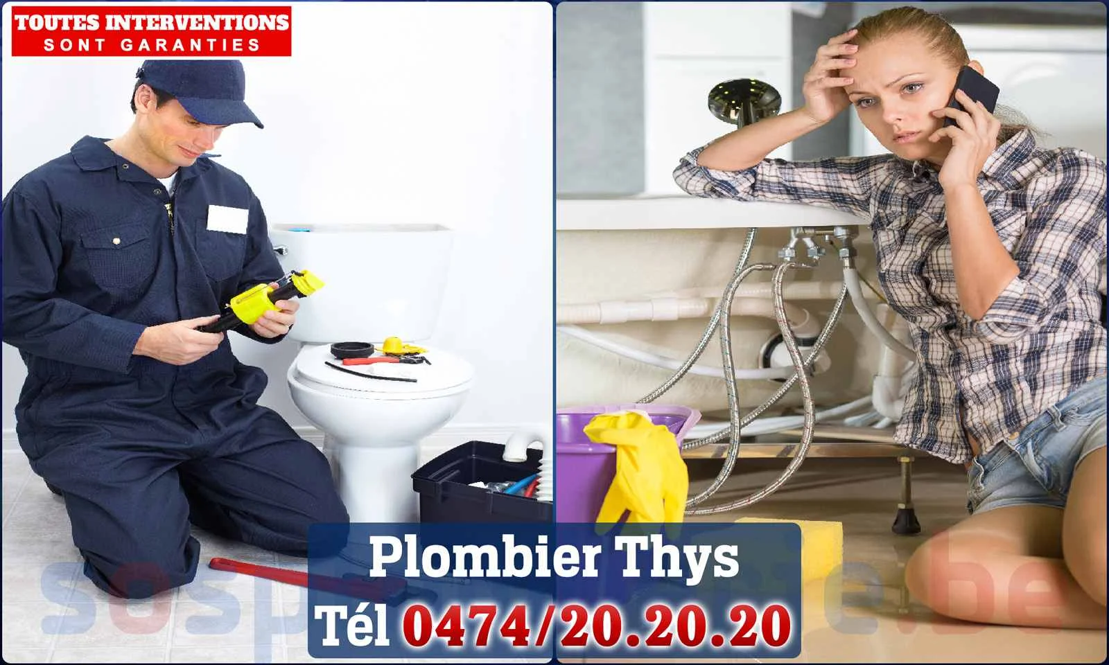 SOS Plomberie - Plombier Thys pour installation et
                    réparation