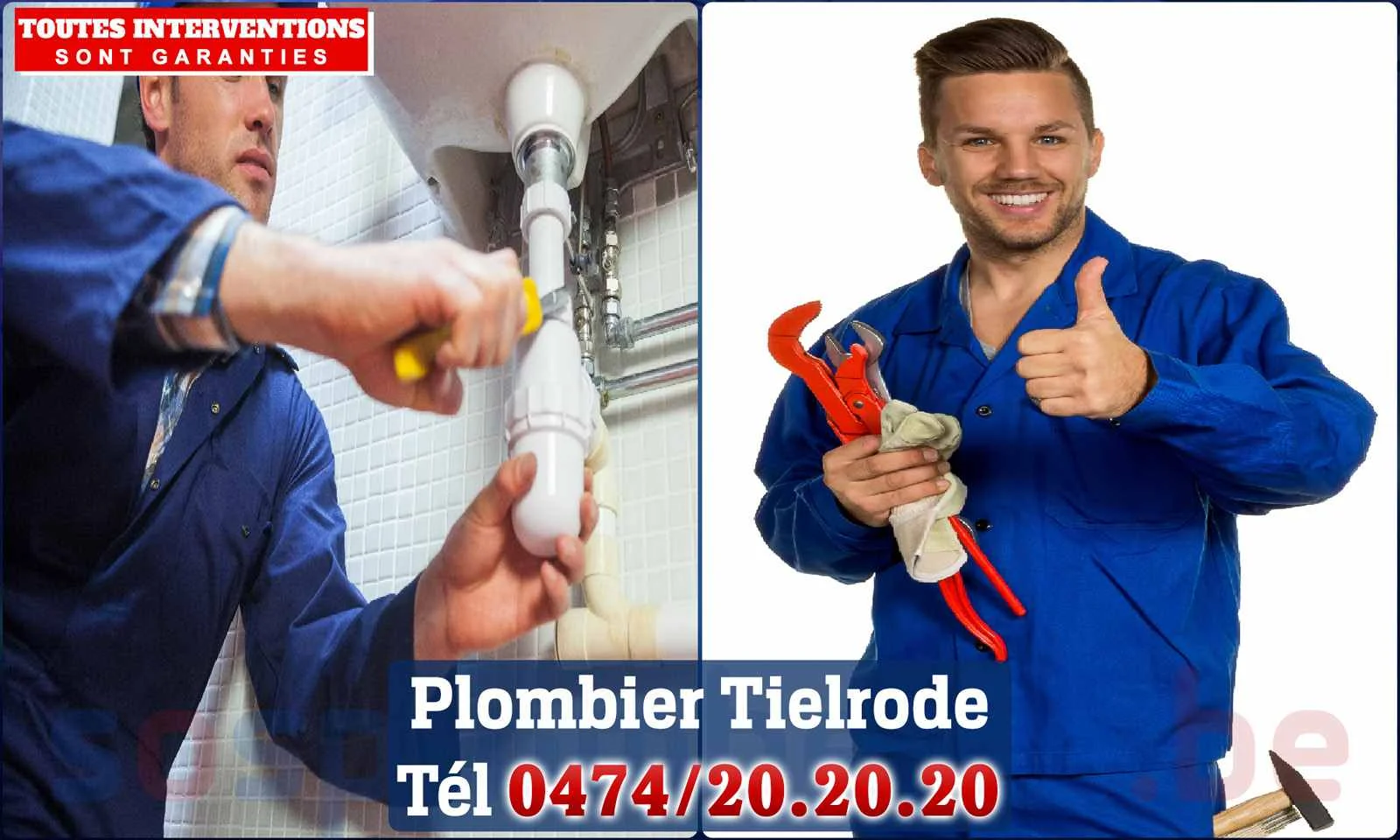 SOS Plomberie - Plombier Tielrode pour installation et
                    réparation