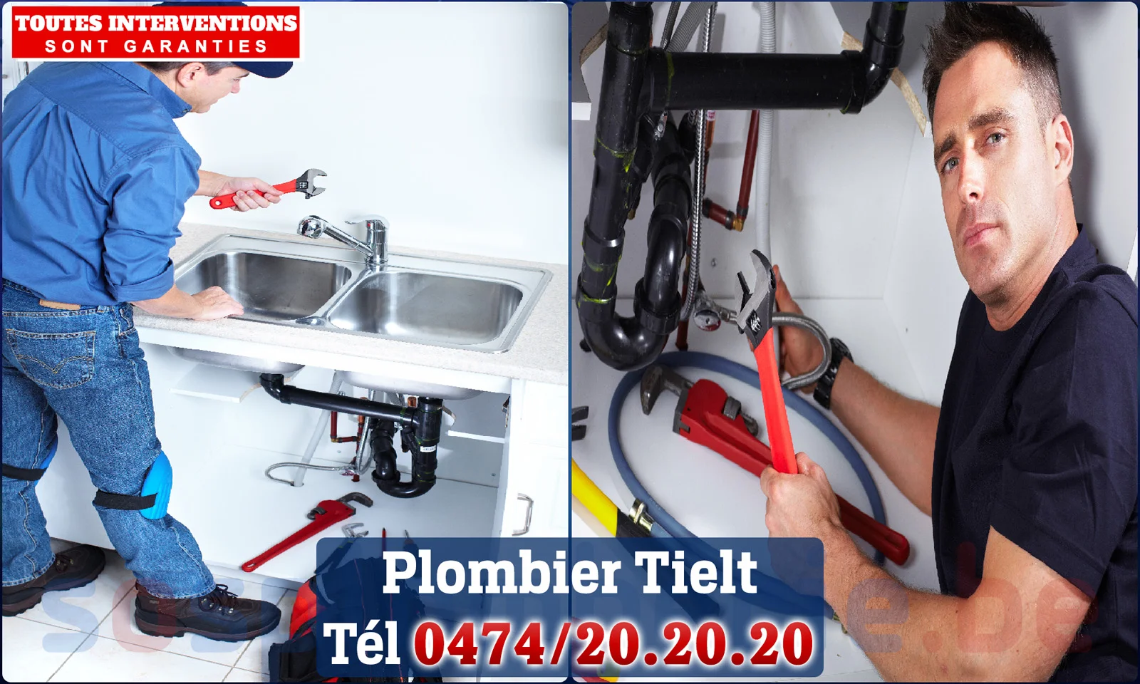 SOS Plomberie - Plombier Tielt pour installation et réparation