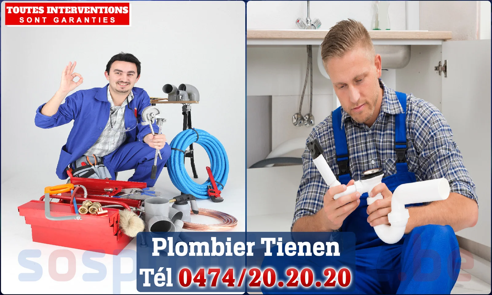 SOS Plomberie - Plombier Tienen pour installation et réparation