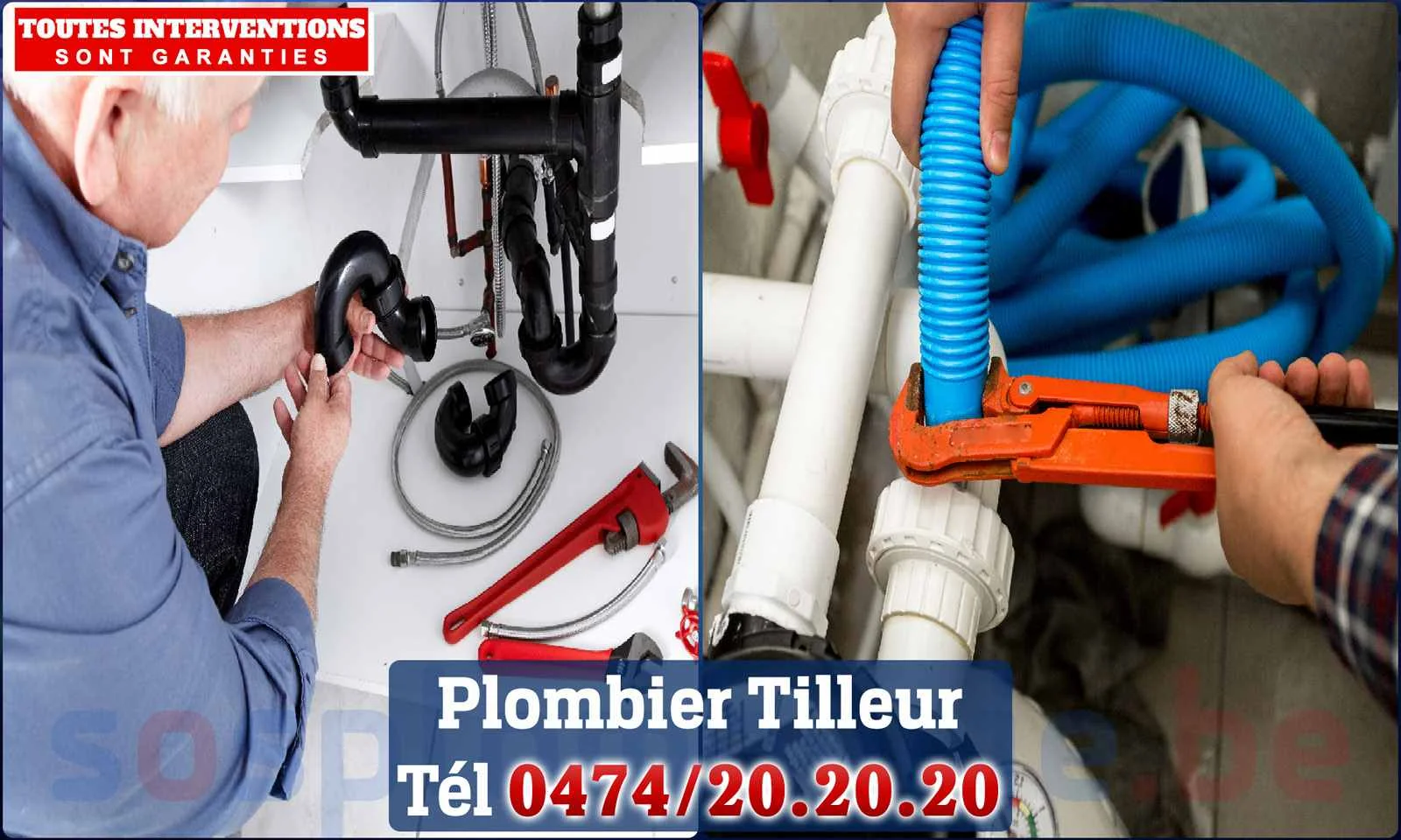 SOS Plomberie - Plombier Tilleur pour installation et
                    réparation