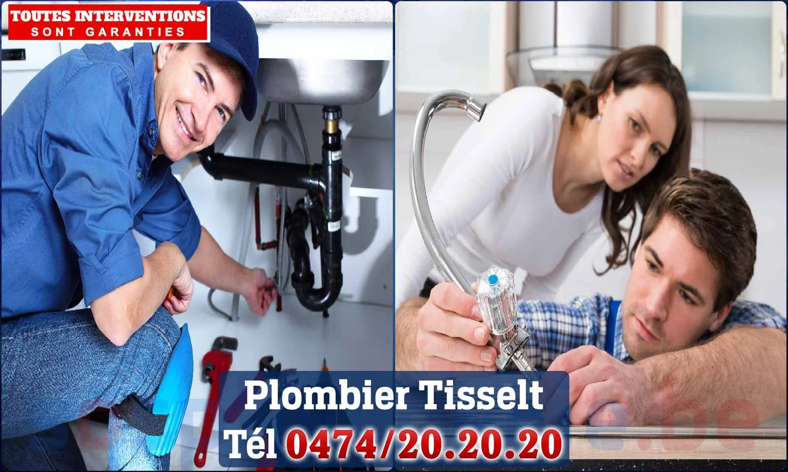 SOS Plomberie - Plombier Tisselt pour installation et
                    réparation