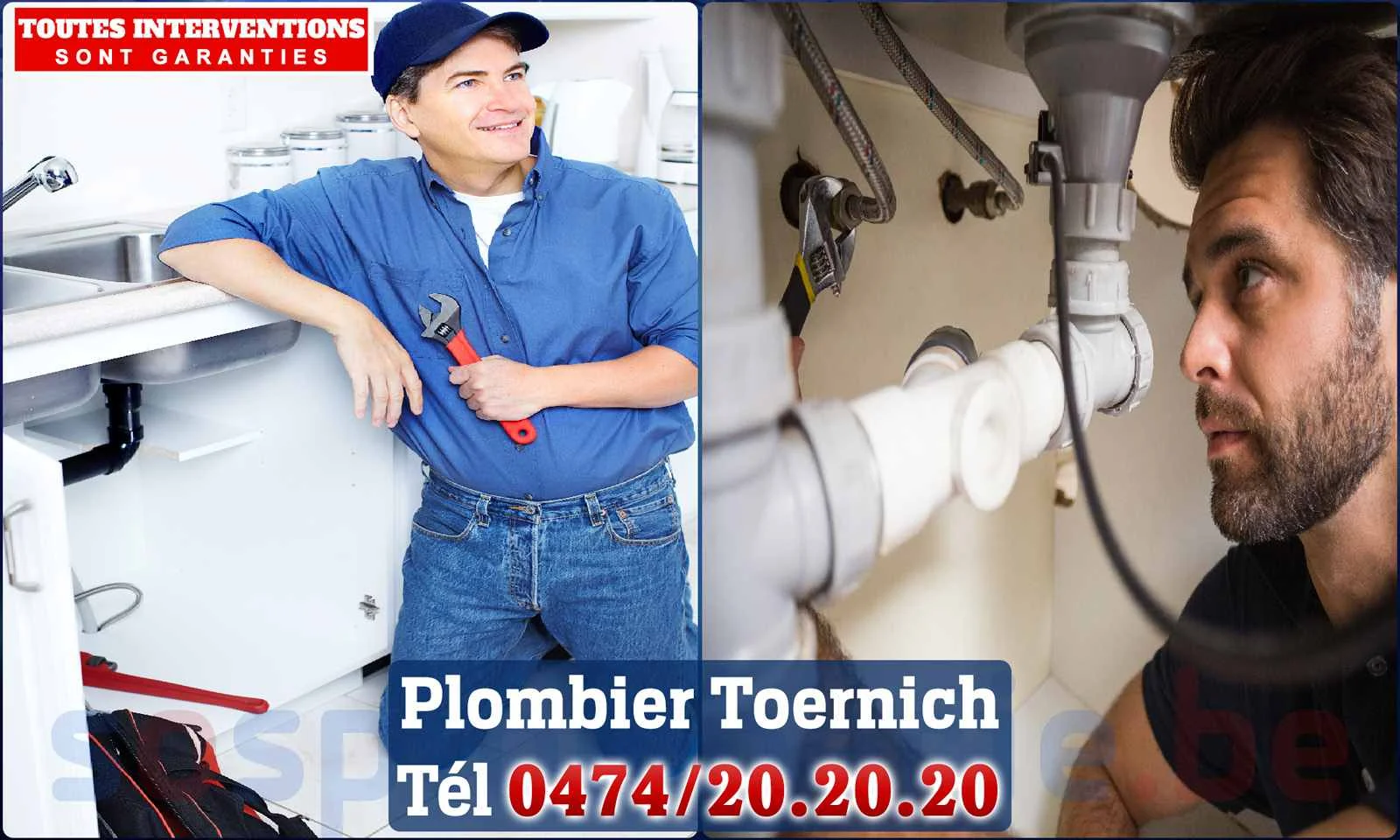 SOS Plomberie - Plombier Toernich pour installation et
                    réparation