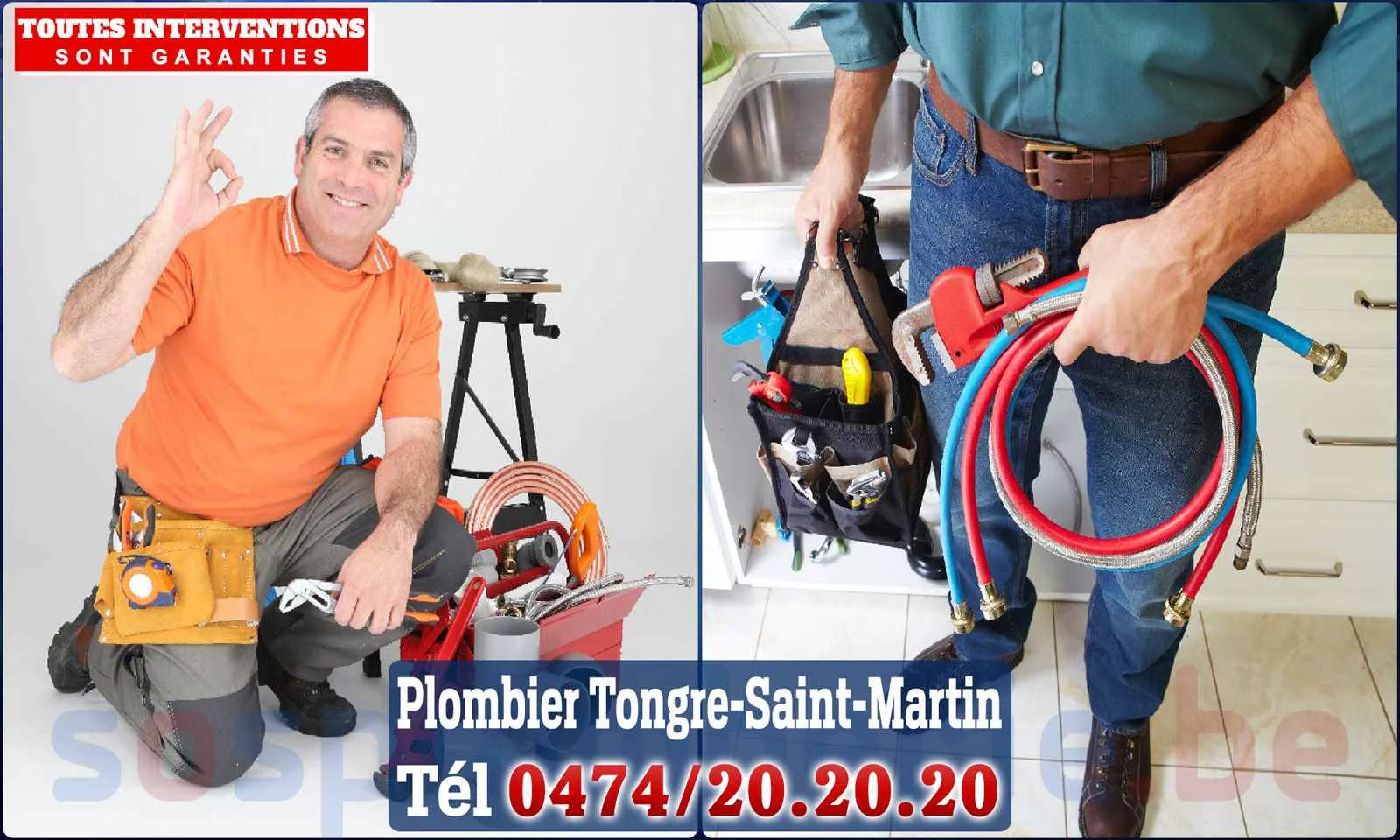 SOS Plomberie - Plombier Tongre-Saint-Martin pour installation et
                    réparation